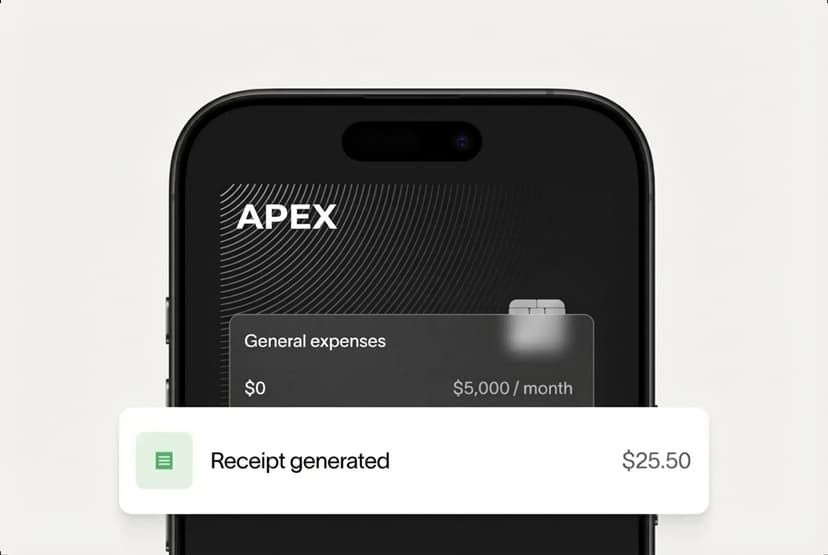 Receipt generated on phone